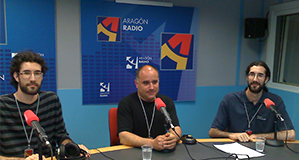 Los Toyos en el estudio de Aragón Radio